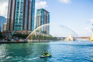 Photo "The most popular leisure activities in big cities"