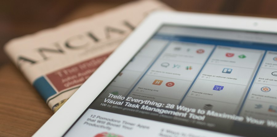 Photo how to read online news